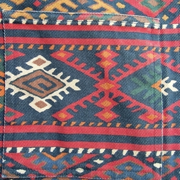 EUC Cambridge Dry Goods Southwest Print Barn Coat Size Small - Picture 6 of 11